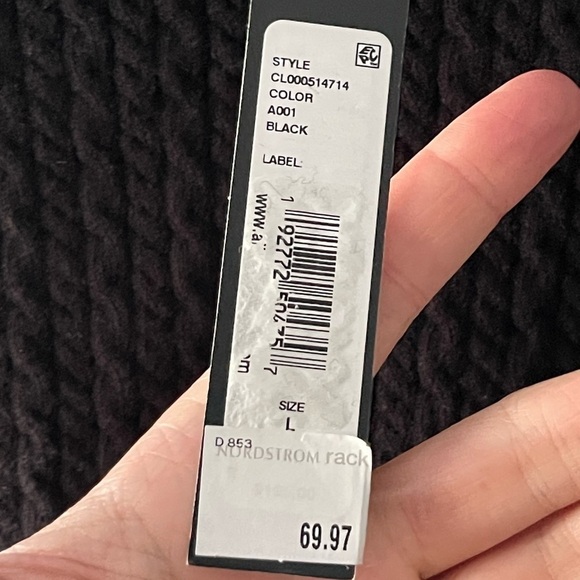 NEW Alice + Olivia Kenna Cable Knit Cropped Tank Crochet Black Sweetheart Neck L - Picture 4 of 11